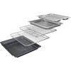 Neff N90 Slide and Hide B64FS31G0B Built-In Electric Single Oven, Graphite Grey, A+ Rated