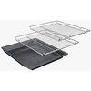 Neff N90 Slide and Hide B64VS71G0B Built-In Electric Single Oven, Graphite Grey with Pyrolytic Cleaning, A+ Rated