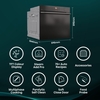 Hisense BAS6PH8BUKWF Built-In Electric Single Oven with Pyrolytic Cleaning, Black, A+ Rated
