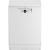 Beko BDFN26432W Dishwasher, 14 Place Settings, White, D Rated