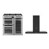 Belling Cookcentre Dual Fuel Range Cooker & Hood Pack