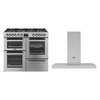 Belling Cookcentre Dual Fuel Range Cooker & Hood Pack