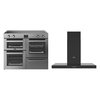 Belling Cookcentre Induction Range Cooker & Hood Pack