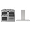 Belling Cookcentre Dual Fuel Range Cooker & Hood Pack