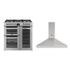 Belling Cookcentre Dual Fuel Range Cooker & Hood Pack
