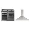 Belling Cookcentre Induction Range Cooker & Hood Pack