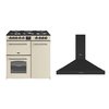 Belling Farmhouse Dual Fuel Range Cooker & Hood Pack