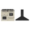 Belling Farmhouse Dual Fuel Range Cooker & Hood Pack