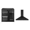 Belling Cookcentre Ceramic Range Cooker & Hood Pack