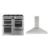 Belling Cookcentre Dual Fuel Range Cooker & Hood Pack