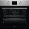 AEG BEX33501EM Built-In Electric Single Oven, Stainless Steel, A Rated