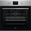 AEG BEX535A61M 3000 AirFry Built-In Electric Single Oven, Stainless Steel, A+ Rated