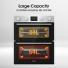 Hisense BID75211XUK Built-Under Electric Double Oven, Stainless Steel, A Rated