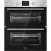 Hisense BID79222CXUK Built-Under Electric Double Oven, Stainless Steel, A Rated