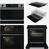 Hisense BID914221AX Built-In Electric Double Oven, Stainless Steel, A Rated