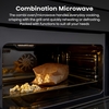 Hisense BIM4AH8UKWF Compact Oven with Microwave Function, Black