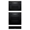 Bosch Built-In Electric Single Oven, Built-In Combination Microwave Oven with Hot Air & Warming Drawer