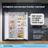 Samsung BRB70F26DES0EU Series 6 SpaceMax&trade; Total No Frost Integrated Fridge Freezer, Sliding Hinge, 70/30, E Rated