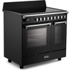 DeLonghi BS 965T IMAA 90cm Induction Range Cooker, Black, A Rated