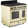 DeLonghi BS 965T MAC 90cm Dual Fuel Range Cooker, Cream