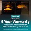 Hisense BSA66346PDBGUK Hi6 BlackLine Built-In Electric Single Oven with Pyrolytic Cleaning, A+ Rated