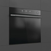 Hisense BSA66346PDBGUK Hi6 BlackLine Built-In Electric Single Oven with Pyrolytic Cleaning, A+ Rated