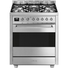 Smeg C7GPX9 Symphony Stainless Steel 70cm Dual Fuel Range Cooker, A Rated