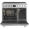 Smeg C92IPX2 Symphony Classic 90cm Induction Range Cooker, Stainless Steel, A Rated