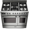 DeLonghi PRO 965T MXX 90cm Dual Fuel Range Cooker, Stainless Steel, A Rated
