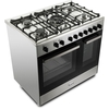DeLonghi DTRM 905DF 90cm Dual Fuel Range Cooker, Stainless Steel, A Rated