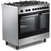 DeLonghi DTRM 905G 90cm Gas Range Cooker, Stainless Steel, A Rated