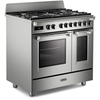DeLonghi BS 965T MXX 90cm Dual Fuel Range Cooker, Stainless Steel, A Rated