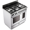 DeLonghi BS 965T MXW 90cm Dual Fuel Range Cooker, White, A Rated