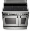 DeLonghi BS 965T IMXX 90cm Induction Range Cooker, Stainless Steel, A Rated