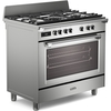 DeLonghi BS 965 MXX 90cm Dual Fuel Range Cooker, Stainless Steel, A Rated