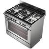 DeLonghi BS 965 MXX 90cm Dual Fuel Range Cooker, Stainless Steel, A Rated