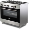 DeLonghi DEM 965 MXX 90cm Dual Fuel Range Cooker, Stainless Steel, A Rated