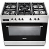 DeLonghi DEM 965 MXX 90cm Dual Fuel Range Cooker, Stainless Steel, A Rated