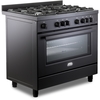 DeLonghi PRO 965 GAA 90cm Gas Range Cooker, Grey, A Rated