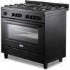 DeLonghi PRO 965 GAA 90cm Gas Range Cooker, Grey, A Rated