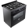 DeLonghi PRO 965 GAA 90cm Gas Range Cooker, Grey, A Rated