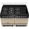 Leisure Chefmaster CC100F521C 100cm Dual Fuel Range Cooker, Cream, A Rated