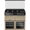 Leisure Chefmaster CC100F521C 100cm Dual Fuel Range Cooker, Cream, A Rated