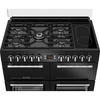 Leisure CC100F521K Chefmaster 100cm Dual Fuel Range Cooker, Black, A Rated