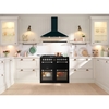 Leisure CC100F521K Chefmaster 100cm Dual Fuel Range Cooker, Black, A Rated