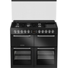 Leisure CC100F521K Chefmaster 100cm Dual Fuel Range Cooker, Black, A Rated
