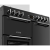 Leisure CC90F531K Chefmaster 90cm Dual Fuel Range Cooker, Black, A Rated