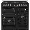 Leisure CC90F531K Chefmaster 90cm Dual Fuel Range Cooker, Black, A Rated