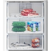 Beko CCFM4582S Frost Free Fridge Freezer, 50/50, Silver, E Rated