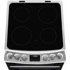AEG CCX1530ACM SurroundCook Ceramic Electric Cooker with Double Oven, Stainless Steel, A Rated